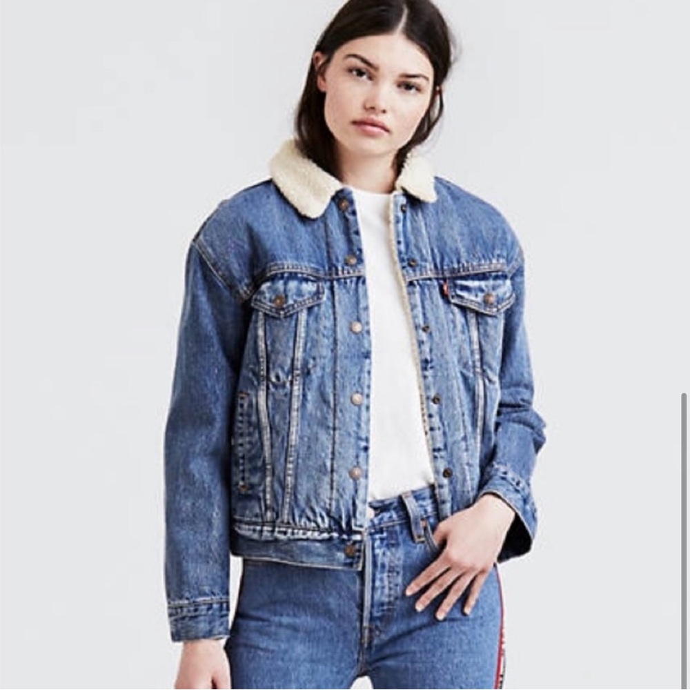 Levi’s Denim Sherpa Jacket